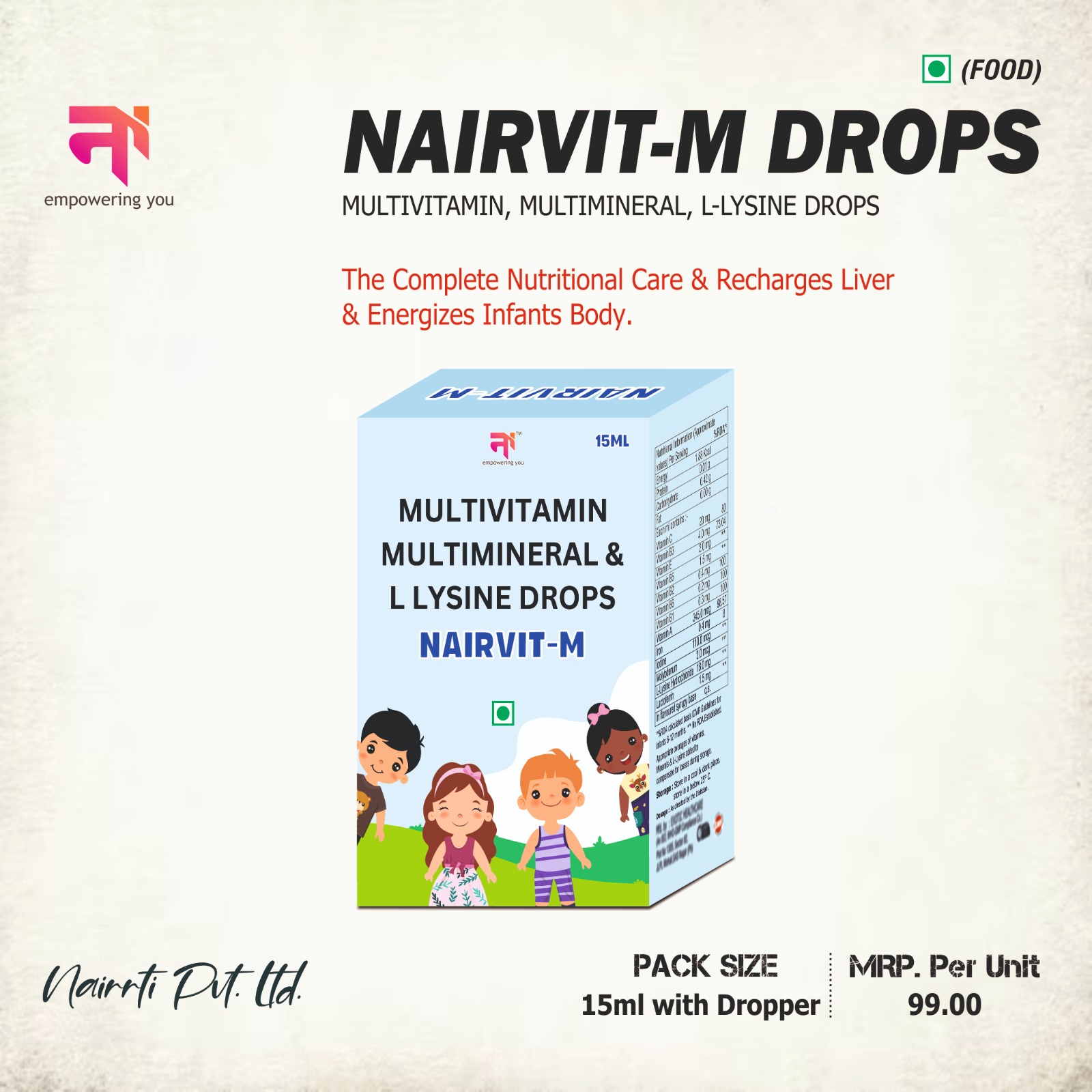 NAIRVIT-M DROPS (FOOD)
